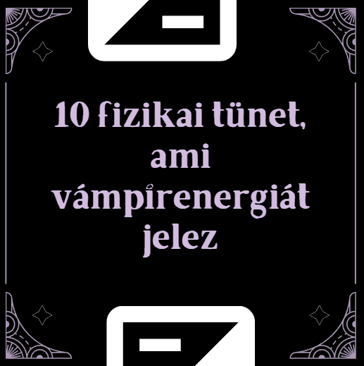 10 fizikai tünet, ami vámpírenergiát jelez